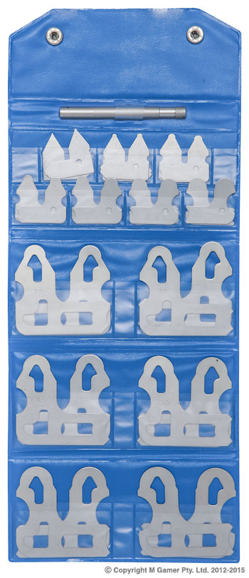 0.5-13mm Radius Gauge Set